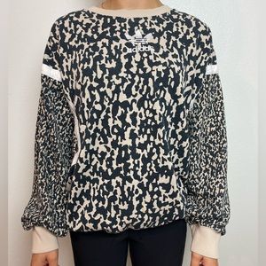 M Adidas Cheetah Crewneck Sweatshirt